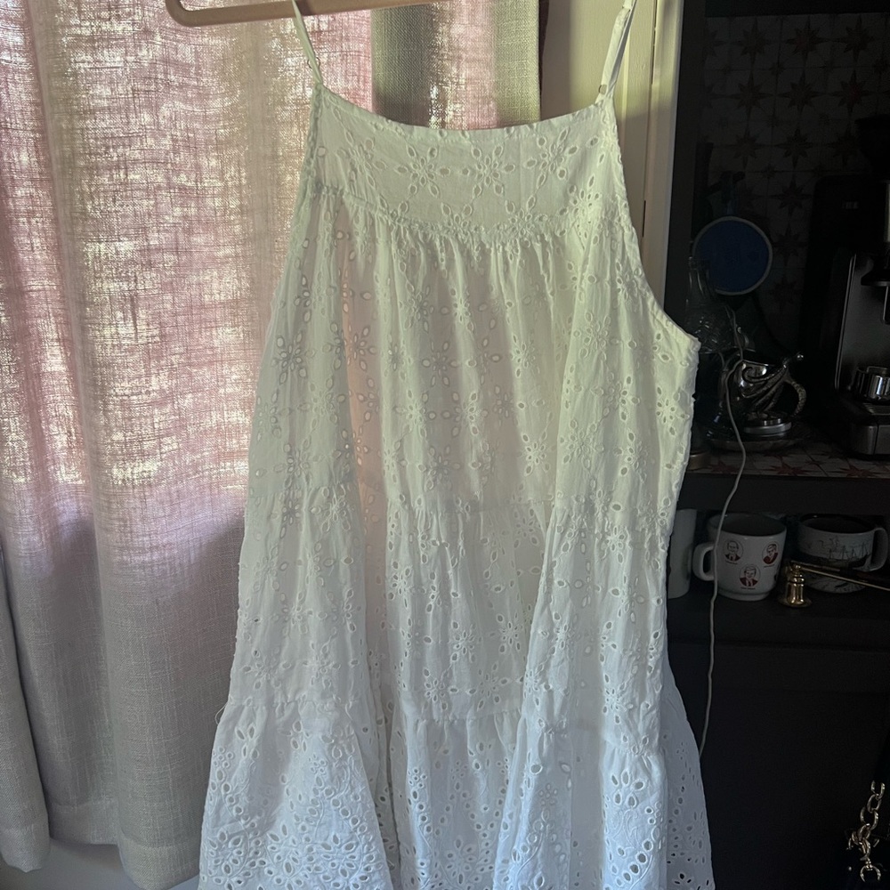 Summer White Eyelet Adora Dress